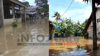 Banjir Ancam Warga Pinggir Sungai Batanghari