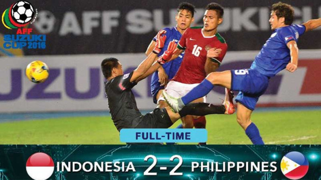 Bermain Imbang Kontra Filipina, Peluang Indonesia Lolos ke Semifinal Tipis