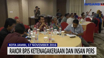 VIDEO : BPJS Ketenagakerjaan Rakor dengan Wartawan