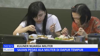 Sajian Pedas Ala Militer di Dapur Tempur