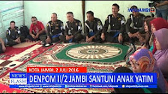 Denpom II/2 Jambi Santuni Anak Yatim