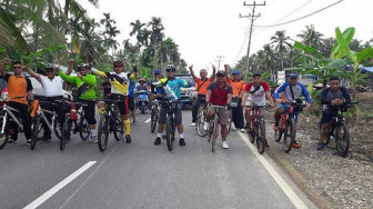 Patroli Sambil Gowes ala Polres Tanjabbar
