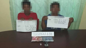 Ketahuan Bawa Shabu, Dodi dan Yengki Ditangkap