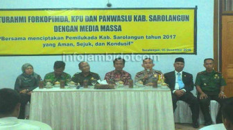 Jelang Pilkada, Forkompinda Sarolangun Kumpulkan Wartawan