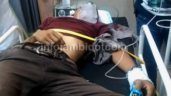Penjambret Kritis Diamuk Massa