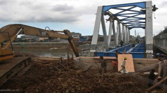 Proyek Jembatan Batangrebah Rawan Selesai Tepat Waktu