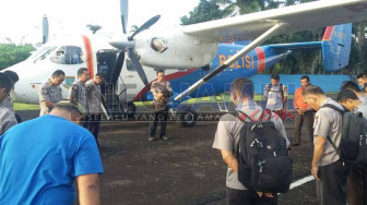 Pesawat M28 Skytruck Polri Jatuh di Perairan Lingga