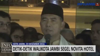 Detik-detik Walikota Jambi Hentikan Operasional Hotel Novita