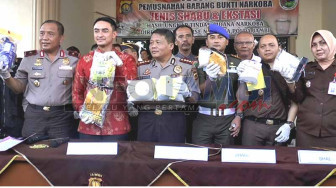 Polda Jambi Musnahkan Shabu Seharga Rp 14 Miliar