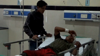 Asik Nyadap Karet, Baharun Diterkam Beruang