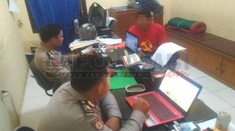 Sok Bagak Pakai Kaos Palu Arit, Rudiyanto Dibawa ke Polsek