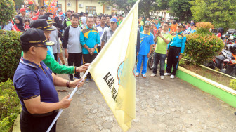 Sekda Merangin Ikut Jalan Santai HAB Kemenag