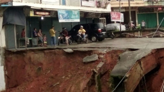 Jembatan Batang Masumai Nyaris Putus