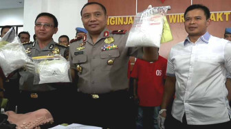 Janda Lima Anak Jadi Kurir Shabu