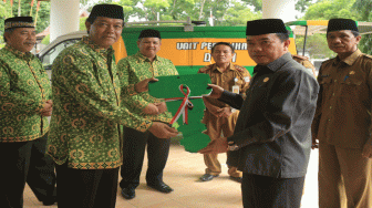 DMI Merangin Dapat Bantuan Mobil Operasional