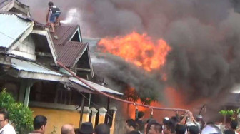 Kebakaran Kuala Tungkal, Sebanyak Ini Kerugian Ahong...