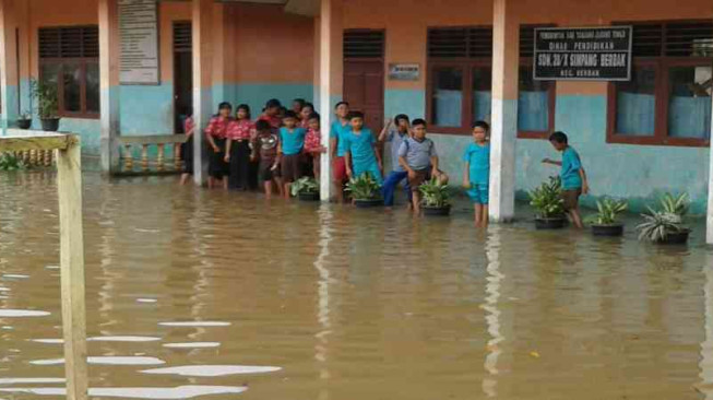 Banjir Hantam Berbak, 12 Sekolah Dilburkan