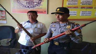 Polres Kerinci Sita 5 Pucuk Senpi Rakitan