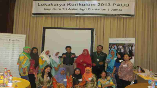 Asian Agri & Tanoto Foundation Gelar Loka Karya Guru PAUD