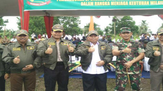 Apresiasi TMMD, Polres Tanjabbar Dukung Pembangunan Pemerintah Daerah