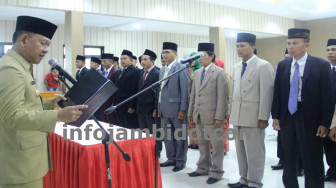 24 Kepala UPTD Pendidikan di Merangin Serentak Dilantik