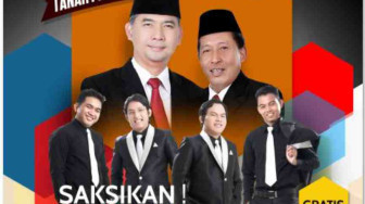 Semarak 616 Tahun Kota Jambi, Malam Ini Wali Band Hibur Warga