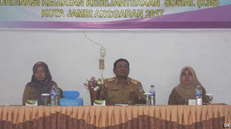 Dinsosnaker Kota Jambi Gelar Bimbingan Teknis K3S