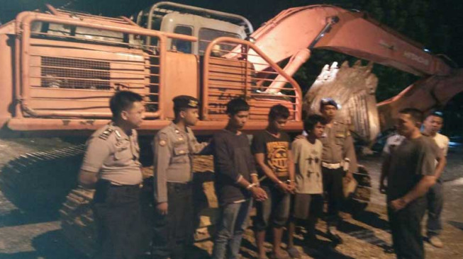 Polres Sarolangun Tangkap Lagi Penambang Emas Ilegal