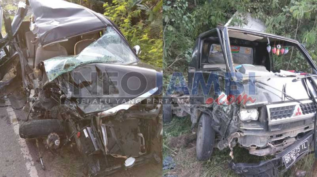 Avanza vs L300, Zulfikar dan Saryono Luka-Luka