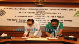 Menaker Berangkatkan 1000 Anggota GP Ansor Magang di Jepang