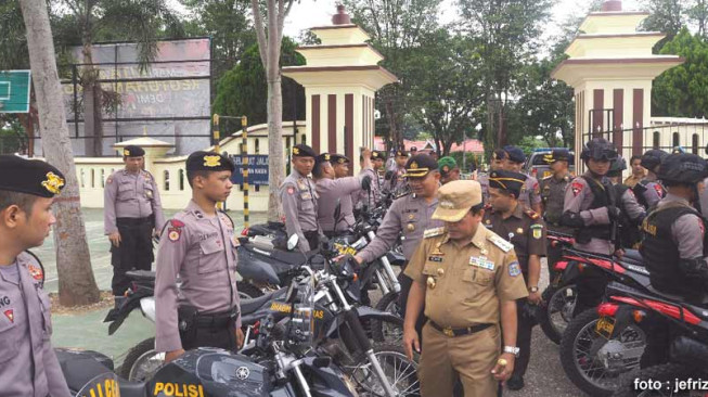 Info Lebaran : 212 Personil Gabungan Amankan Mudik Lebaran