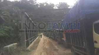Jelang Lebaran, Jalan Siau – Jangkat Masih Dikerjakan
