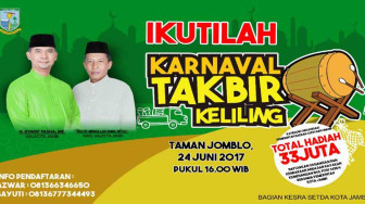 Info Lebaran : Fasha Ajak Warga Ramaikan Karnaval Takbir Keliling dan Shalat Ied Berjamaah