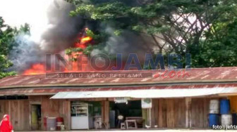 Info Terkini : Pasar Bawah Bangko Kebakaran