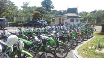 Masya Allah... Motor Dinas Pemkab Sarolangun Dipakai Untuk Offroad dan Cross