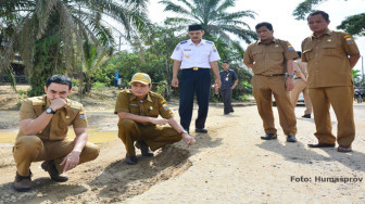 Jalur Mudik, Target H-3 Jalan Berlobang Selesai Ditimbun