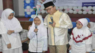 Ketua MPR Terpana Lantunan Anak Yatim Baca Al-Qur'an