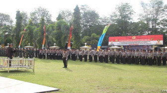Kapolres Merangin Pimpin Upacara HUT ke-71 Bhayangkara
