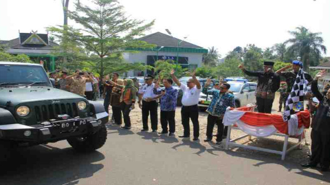 Pemkot Jambi Jamu Rombongan Touring Rubicon Offroad Indonesia