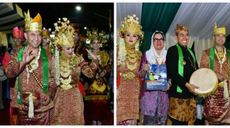 Kontingen Kota Jambi Pukau Penonton Pawai Budaya Nusantara