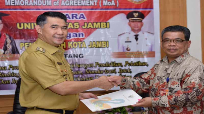 Tingkatkan Kapasitas ASN, Fasha Tandatangani MoU dengan Universitas Jambi