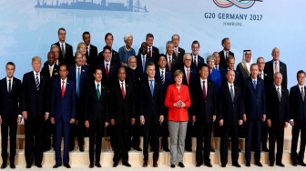 KTT G-20 di Jerman Diwarnai Aksi Demonstrasi