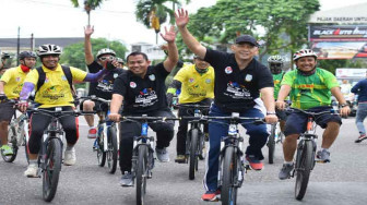Gowes Pesona Nusantara Etape Tanah Pilih Pusako Batuah Sukses