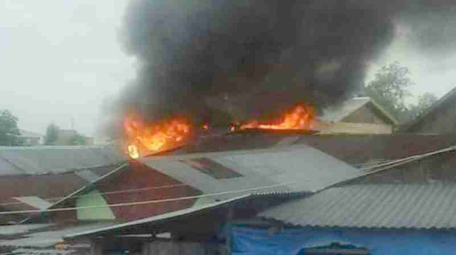 Kualatungkal Terbakar Lagi, Tiga Rumah Rusak