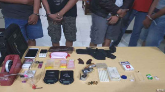 Terlibat Peredaran Shabu, Mantan Polisi dan Tiga Temannya Ditangkap