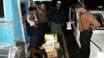 Polair Polda Jambi Amankan Rokok Tanpa Cukai