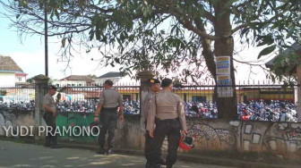 Hari Pertama Masuk Sekolah, SMAN 4 Dijaga Polisi