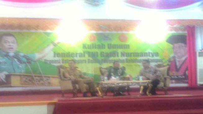 Panglima Gatot Nurmantyo : Belajar Serius, Wujud Bela dan Cinta Tanah Air