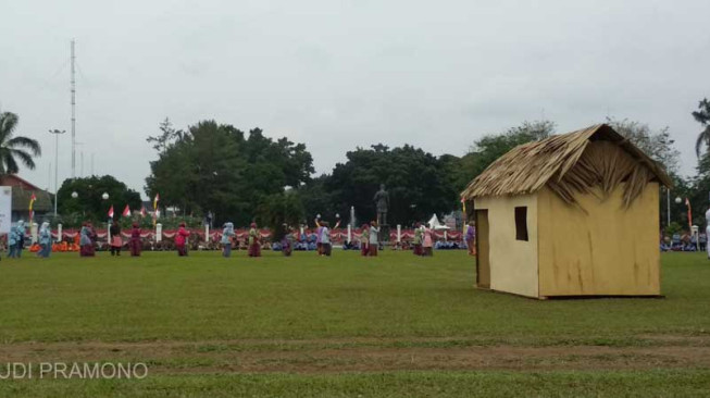 Teaterikal Perjuangan Rakyat Jambi Meriahkan Upacara HUT RI