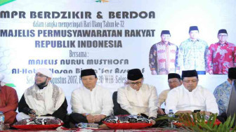 Peringati HUT MPR ke-72 dengan Doa dan Dzikir Bersama